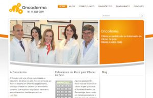 Site para médicos - Oncoderma