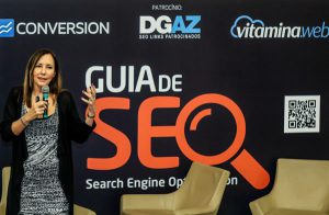 Martha Gabriel no Lançamento do Guia de SEO para download criado por agências de marketing e a Abradi-SP