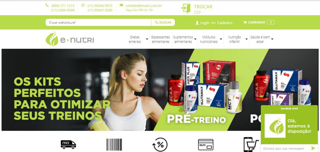 enutri - marketplace de nutrição clínica