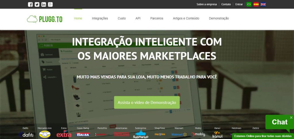 Plugg.To: Integração para Ecommerce, MarketPlaces e Lojas Virtuais