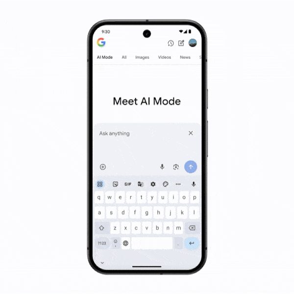 AI Mode do Google em Ação