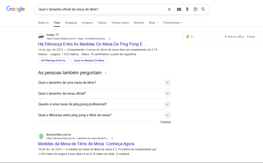 Resultado de busca para "tamanho oficial de uma mesa de tênis"