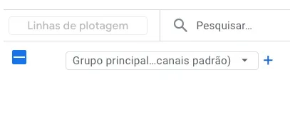 Captura de tela do analytics