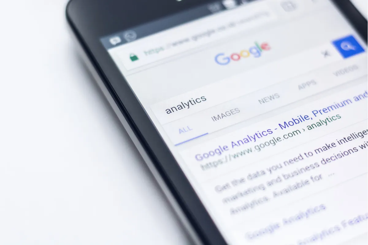 google ads aberto em smartphone