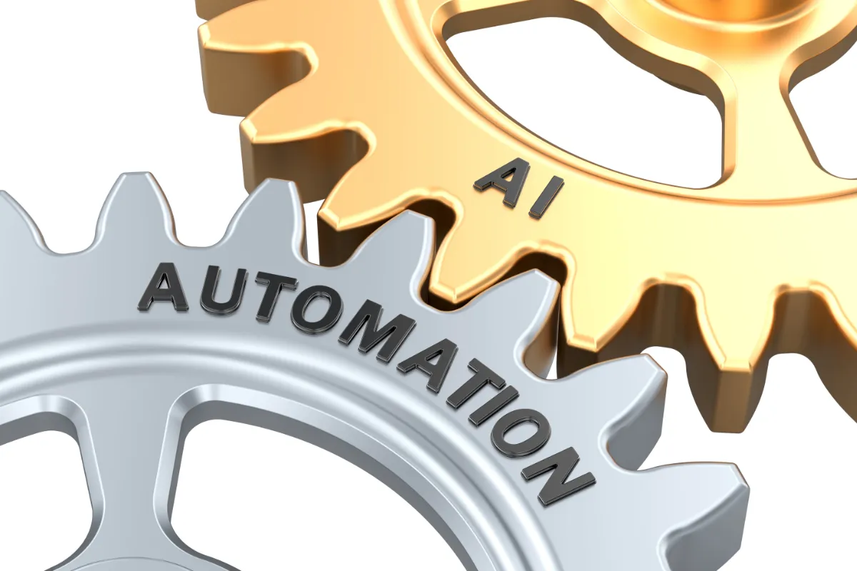 Engrenagens de automatização de SEO e IA
