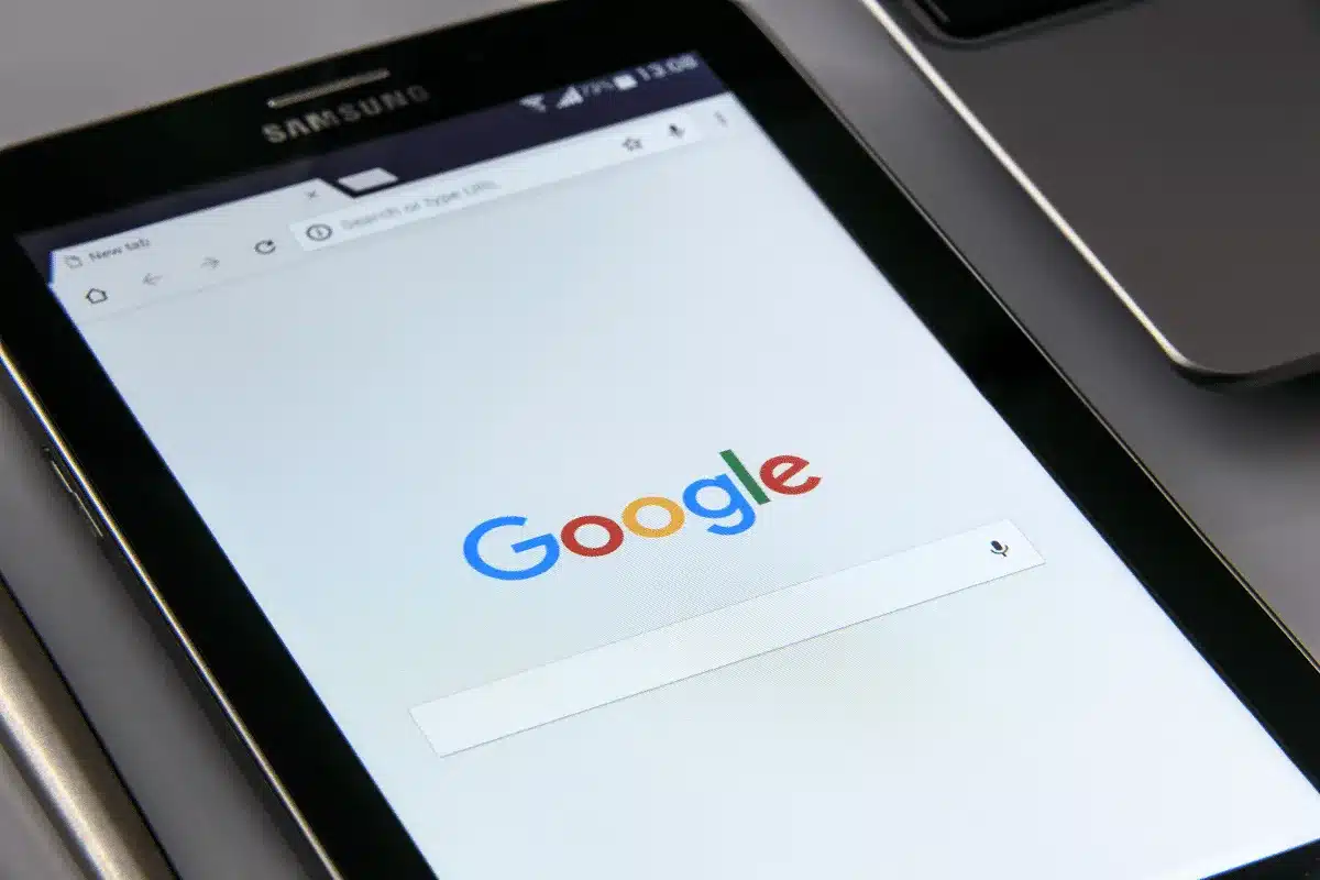 Página inicial do google